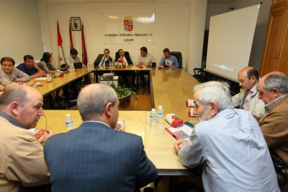 Las organizaciones agrarias asistieron a la presentación de las legumbres con DNI.