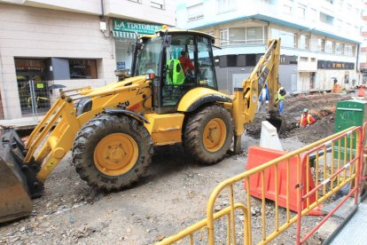 Los operarios regresaron a la avenida el 15 de noviembre.