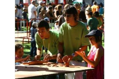 El barro fue una de las actividades preferidas.