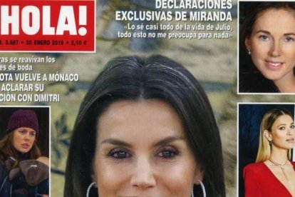 Portada de la revista ¡Hola!.