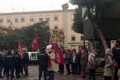 Leonesistas concentrados en San Isidoro.