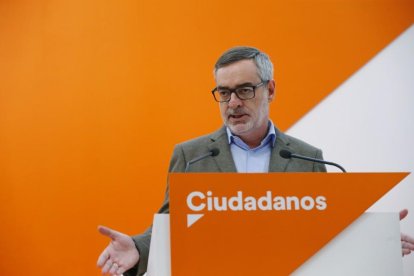 El secretario general de Ciudadanos José Manuel Villegas.