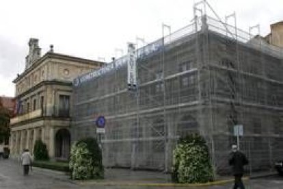 Los trabajos en fachada del edificio precederán a los del forjado