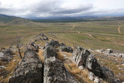 Un paraje típico de la zona que rodea al Teleno. RAMIRO