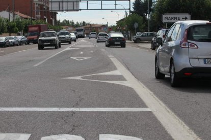 La travesía de Puente Villarente puede convertirse en un nuevo punto crítico, al ser puerta de entrada y salida de la autovía.