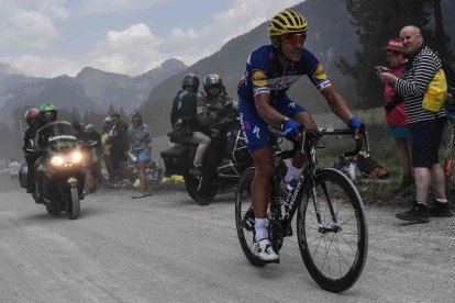 El francés Julien Alaphillipe durante la etapa de este martes