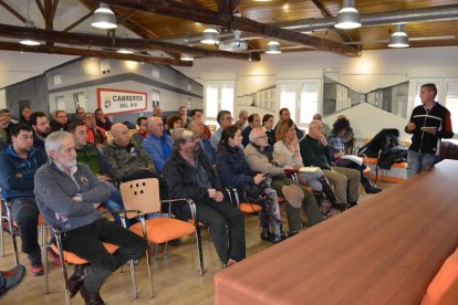 Imagen de la presentación de los resultados del primer año del proyecto, ayer en Cabreros. MEDINA