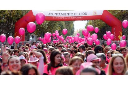 Carrera de la Mujer de 2019, antes de la pandemia. FERNANDO OTERO