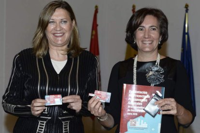 Pilar del Olmo y María Josefa García Cirac, la pasada semana.