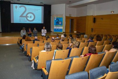 Asistentes a una de las actividades del festival. PONFERRADA FILM FESTIVAL