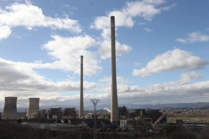 La central térmica de Compostilla, en Cubillos del Sil