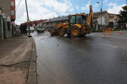 La calle Alfageme sufrió también una grave avería hace justo un año.