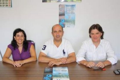 Beni Rodríguez, Francisco Castañón y Secundino Vicente.