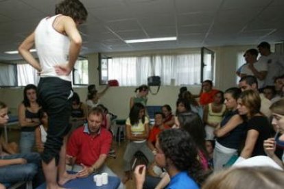 Los alumnos de fisioterapia de Ponferrada también podrán participar en las jornadas.