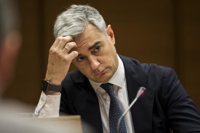 Ricardo Costa en su reciente comparecencia en una comisión de investigación de Les Corts /
