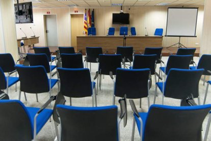 Sala de la Escuela Balear de Administración Pública donde tendrá lugar el juicio.