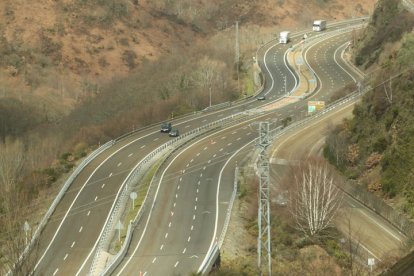 Imagen de la A-6, carretera en la que se ha producido el accidente. LUIS DE LA MATA