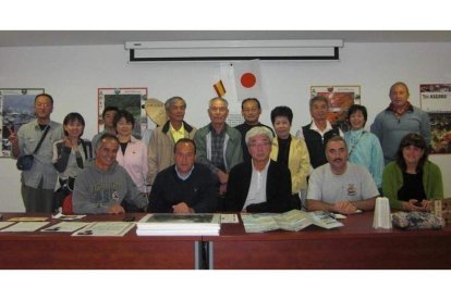 Visita que el año pasado realizó una delegación de Japón al Bierzo.