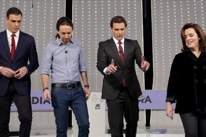 El pasado debate a cuatro en Atresmedia