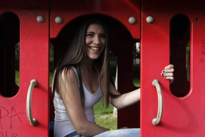 Lucía Díez ha estudiado siempre en el Colegio Leonés y ahora podrá cursar Medicina.