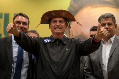 El candidato Jair Bolsonaro