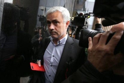 Jose Mourinho entra a declarar a los juzgados de Pozuelo por fraude a Hacienda el pasado mes de noviembre.