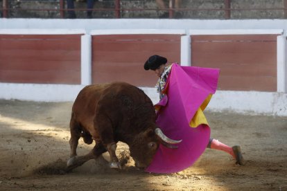 Una corrida de toros en Astorga. FERNANDO OTERO