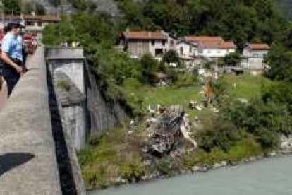 Los peregrinos regresaban del santuario de Notre Dame de La Salette