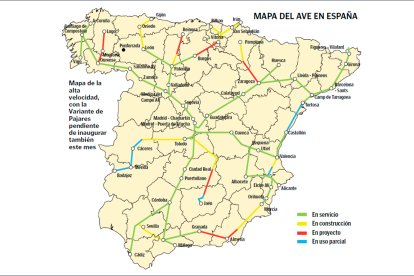 Mapa AVE Bierzo