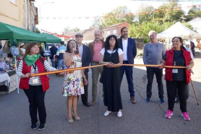 Un momento de la inauguración de la muestra. TISTA RUBIO