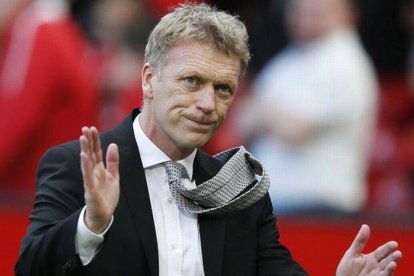 David Moyes, en un partido de la Premier.