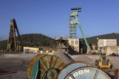 Vista de los exteriores de la mina de Iberpotash en Súria, Barcelona.