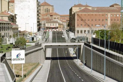 Solución de paso inferior bajo las vías en Salamanca. DL