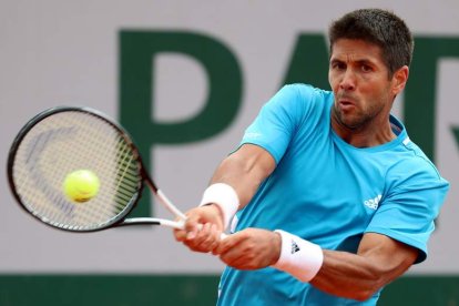 Verdasco tuvo que emplearse a fondo frente al británico Evans. SUKI