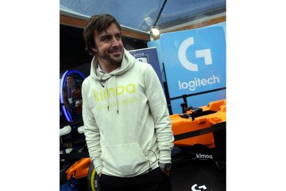 Alonso afronta ilusionado una nueva temporada en la F-1. ALBIR