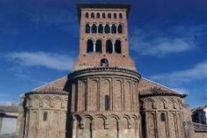 Exterior del ábside de la iglesia mudéjar de San Lorenzo