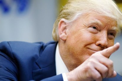 Donald Trump el pasado 29 de agosto en la Casa Blanca.
