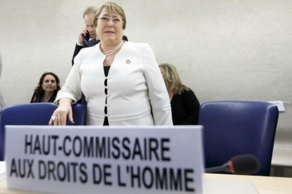 Michelle Bachelet, la nueva alta comisionada del Consejo de Derechos Humanos de las Naciones Unidas.