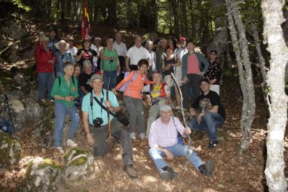 Participantes en esta nueva edición de la subida al Pozo Grajero. CAMPOS