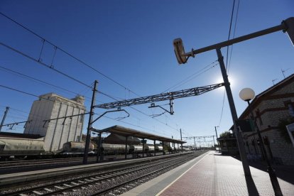 Instalaciones de la estación de Sahagún. JESÚS F. SALVADORES