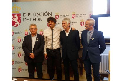 De izquierda a derecha, Nieto, López, Diez y Fernández. JESÚS F. SALVADORES