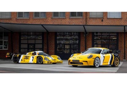 Paolo Barilla, ganador de Le Mans 1985 con un Porsche 956, se ha regalado un exclusivo 911 GT3… decorado como entonces. PRSCH