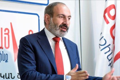 El primer ministro armenio, Nikol Pashinyan.