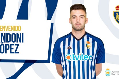 Andoni López, nuevo jugador de la Deportiva. SD PONFERRADINA