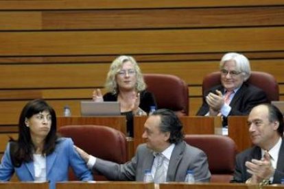 Intervención de la socialista Ana Redondo, el martes en el pleno de las Cortes.