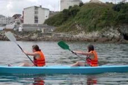 Algunos de los jóvenes que participaron en uno de los campamentos del año pasado