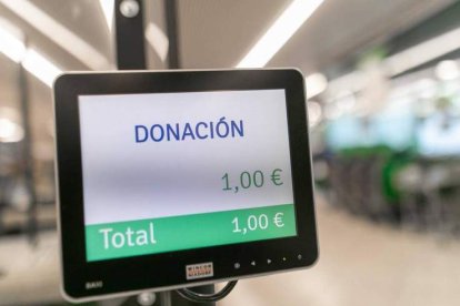 Las donaciones se pueden hacer en la caja de los supermercados. DL