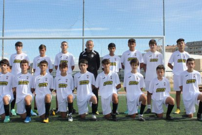 Formación de la Peña B que milita en la 1ª Provincial Cadete. DL