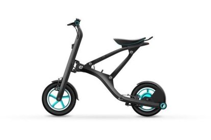 La bicicleta plegable eléctrica Yunbike X1.