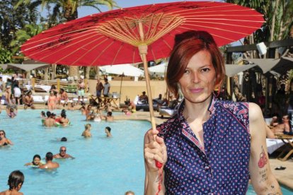 Bimba Bosé, en Marbella, donde estuvo pinchando música el pasado verano.